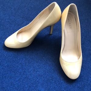 JCrew Patent Leather Nude Pumps